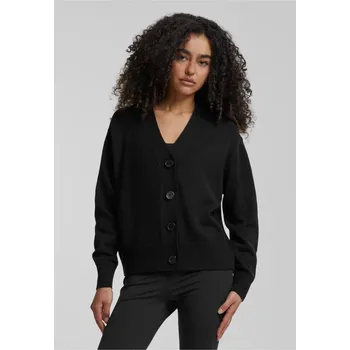 Dámský svetr Ladies Rib Cardigan - black S