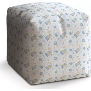 Taburet Sablio Taburet Kostka Zvonkohra: 40x40x40 cm - Sablio