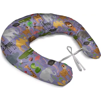 Kojící polštář Sablio Těhotenský polštář Animované safari