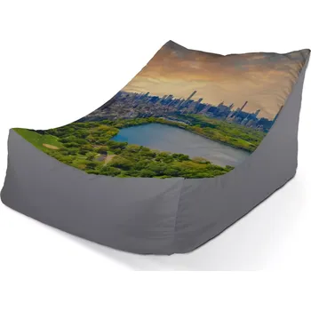 Sedací pytel Sedací vak Lounge New York Central Park - Sablio - 80 x 95 x 50 cm