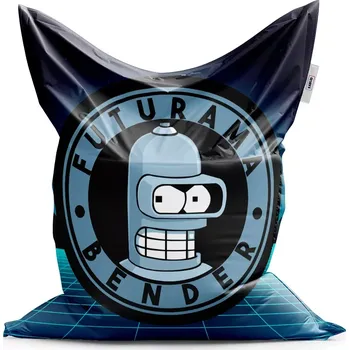 Sedací pytel Sablio Sedací vak Classic Futurama Bender Čtvrtá dimenze - 200x140 cm