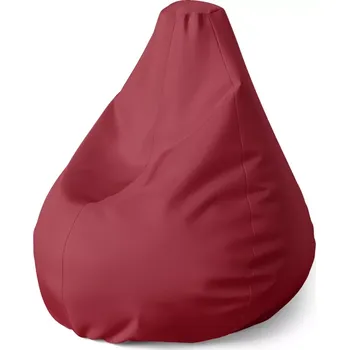 Sedací pytel Sedací vak Pear Tmavě červená - Sablio - 140 x 100 x 25 cm