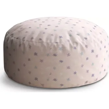 Taburet Sablio Kulatý taburet Circle Barevné hvězdy: 38x48 cm - Sablio