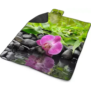 deka Sablio Plážová deka Růžová orchidej: 200x140 cm