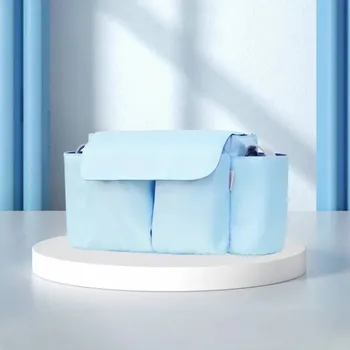 Přebalovací taška Multifunkční taška na kočárek velká | organizér - NEBESKÁ MODRÁ