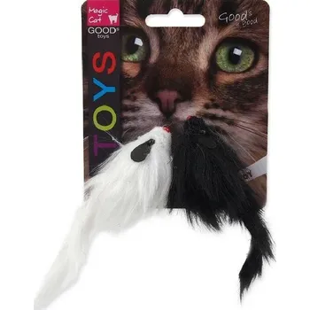 Hračka pro kočku Magic Cat chrastící plyšové myši 2 ks