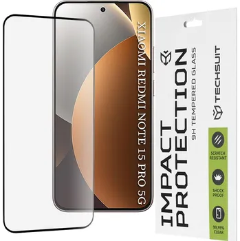 Techsuit 111D ochranné sklo pro Xiaomi Redmi Note 15 Pro 5G černé