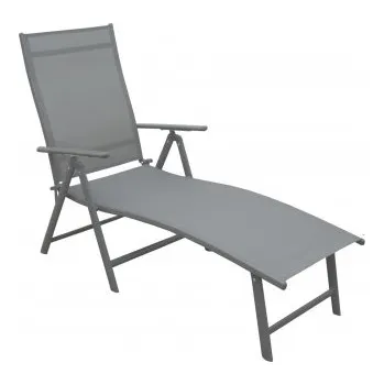 Zahradní nábytek Doppler BALI - zahradní skládací hliníkové lehátko - 2. jakost (N493)
