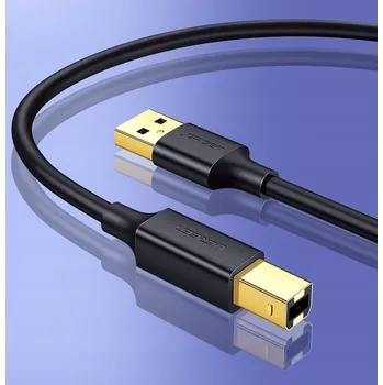 Datový kabel USB Kabel k Tiskárně USB B Silný Odolný Černý