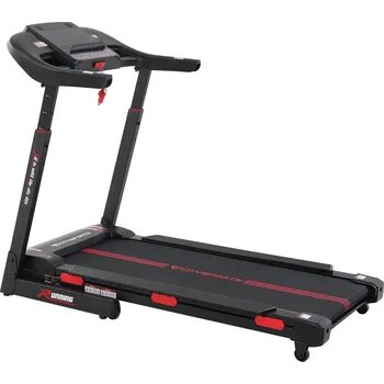 Kardio stroj CITYSPORTS Skládací a šikmý běžecký pás s 15 úrovněmi - WP16S - 2200 W - 15 km/h - APP ČERNÁ|ČERVENÁ