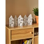 Sinsay - Dekorační LED lampička ve tvaru domků s vyřezávanými květinovými vzory - bílá - 141IK-00X - 141IK-00X-ONE