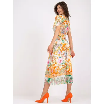 Dámské šaty Šaty DHJ SK 15967 1.01P oranžová jedna velikost