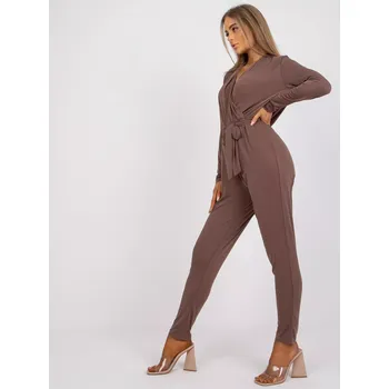 Dámský overall Dámský overal-EM-KO-U603.46P-hnědý jedna velikost