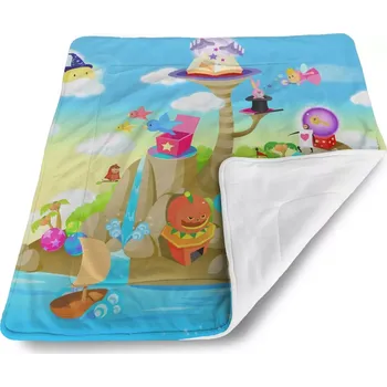 Dětská deka Sablio Dětská deka pro miminko Pohádkový svět - 80x100 cm