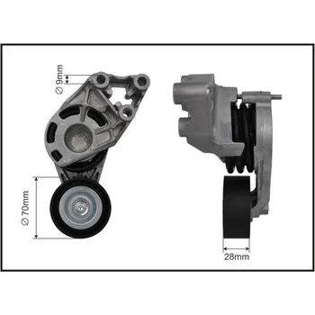 Auto-moto Napínací rameno, žebrovaný klínový řemen Caffaro 118087SP