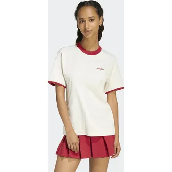 Dámské tričko ADIDAS Dámské tričko XS BÍLÁ|ČERVENÁ