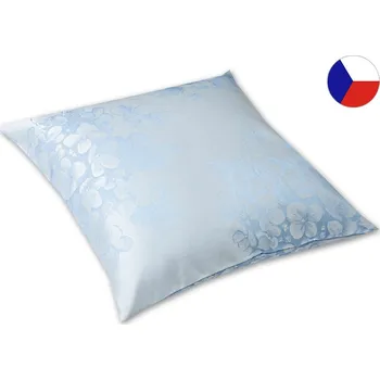 Povlak na polštářek Damaškový povlak na polštář 40x40 EXCELLENT DIAMANT Květy hortenzie modré
