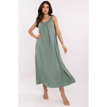 Dámské šaty TW SK BI šaty L0125.52 khaki barva M