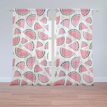 Záclona Sablio Záclony Vodní meloun: 2 ks - 150x250 cm - Sablio