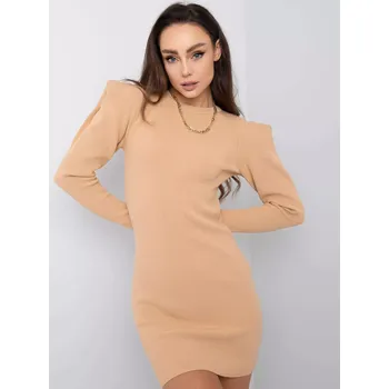 Dámské šaty Šaty 269 SK 5676.91P velbloud jedna velikost