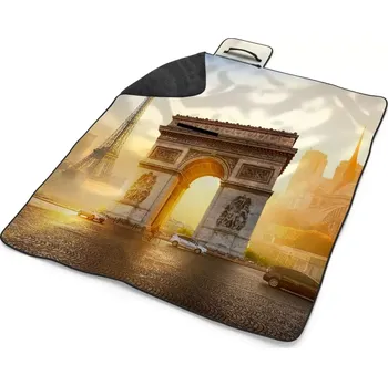 deka Sablio Plážová deka Paříž Vítězný oblouk: 200x140 cm