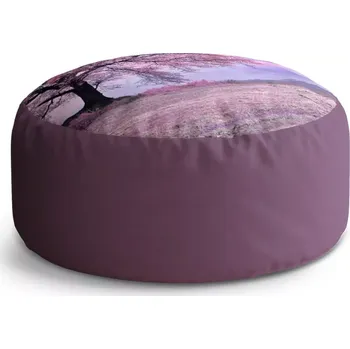 Taburet Sablio Kulatý taburet Circle Růžový strom: 38x48 cm - Sablio