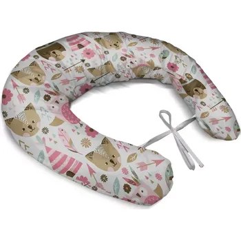 Kojící polštář Sablio Těhotenský polštář Lesní zvířátka