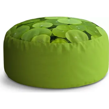 Taburet Sablio Kulatý taburet Circle Listy leknínu: 38x48 cm - Sablio