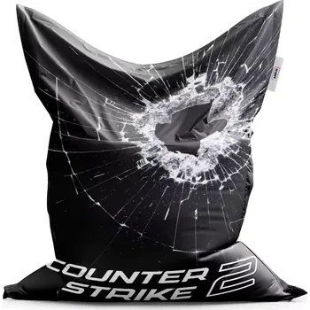 Sedací pytel Sedací vak Classic Counter Strike 2 Průstřel - Sablio - 150x100 cm