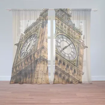 Záclona Sablio Záclony Clock tower: 2 ks - 150x250 cm - Sablio