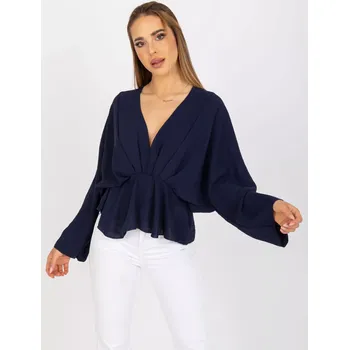 Dámská košile Halenka DHJ BZ 11979.67 tmavě modrá jedna velikost