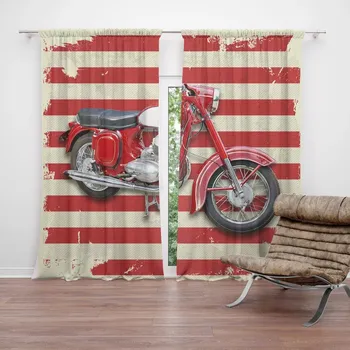 Závěs Sablio Závěsy Jawa panelka Pruhy: 2ks 140x250cm