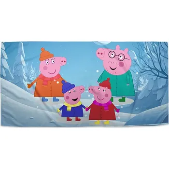 Ručník Ručník s potiskem Prasátko Pepina Rodina - Sablio - 30x50 cm