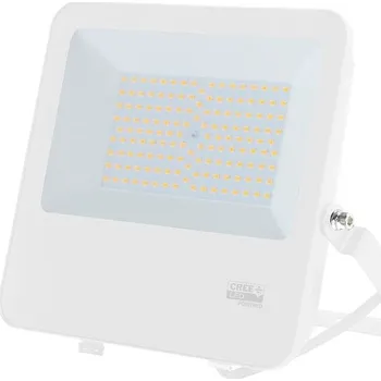 Bílý LED reflektor 100W 135lmW Premium s 1m kabelem - Denní bílá - LED Solution - 242106 - 242106