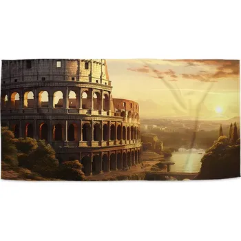 Ručník Ručník s potiskem Řím Koloseum Historic - Sablio - 30x50 cm
