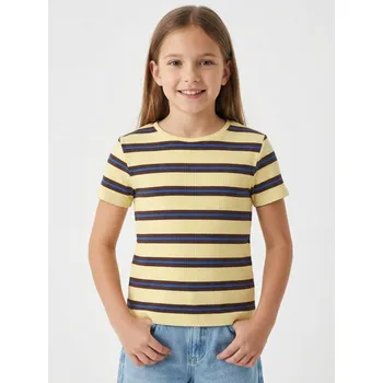 Sinsay - Bavlněné pruhované tričko - vícebarevná - 619JJ-MLC - 619JJ-MLC-98
