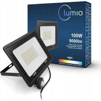 Reflektor Lumio 100W s pohybovým senzorem 9000 lm IP66 4500 K