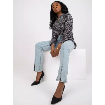 Dámská košile Halenka DHJ BZ 6825.56 černobílých jedna velikost