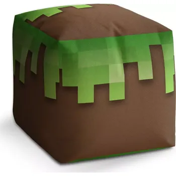 Taburet Sablio Taburet Kostka Green Blocks 2: 40x40x40 cm - Sablio