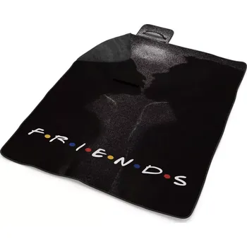 deka Sablio Plážová deka Seriál přátelé FRIENDS Polibek: 200x140 cm