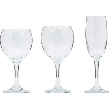 Sklenice sklenice na víno MISS sada 18díl. (6x190,210,250ml)