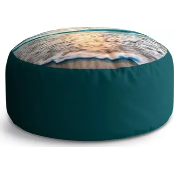 Taburet Sablio Kulatý taburet Circle Vlny: 38x48 cm - Sablio