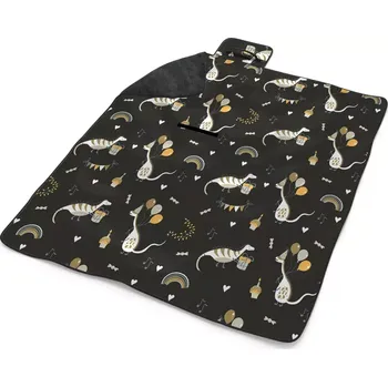 deka Sablio Plážová deka Dinosauří párty: 200x140 cm