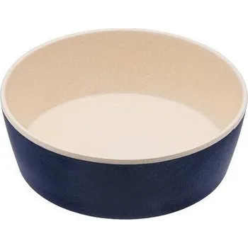 Miska pro psa BecoBowl ECO bambusová miska Midnight Blue 0,8 l SET 1+1 ZDARMA