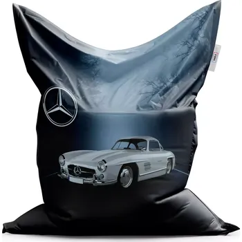 Sedací pytel Sablio Sedací vak Classic Mercedes-Benz 300 SL V lese - 200x140 cm