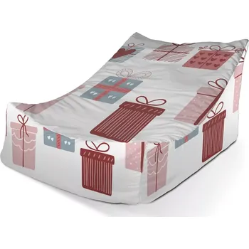 Sedací pytel Sablio Sedací vak Lounge Růžové dárečky - 80 x 95 x 50 cm