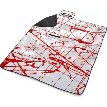 deka Sablio Plážová deka Krvavé cákance: 200x140 cm