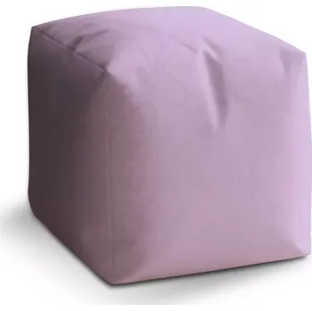 Taburet Sablio Taburet Kostka Světle fialová: 40x40x40 cm - Sablio