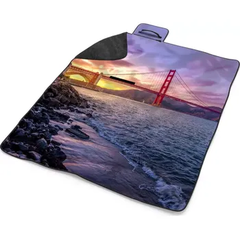 deka Sablio Plážová deka Golden Gate 5: 200x140 cm