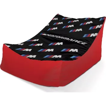 Sedací pytel Sedací vak Lounge MPERFORMANCE černý vzor - Sablio - 80 x 95 x 50 cm